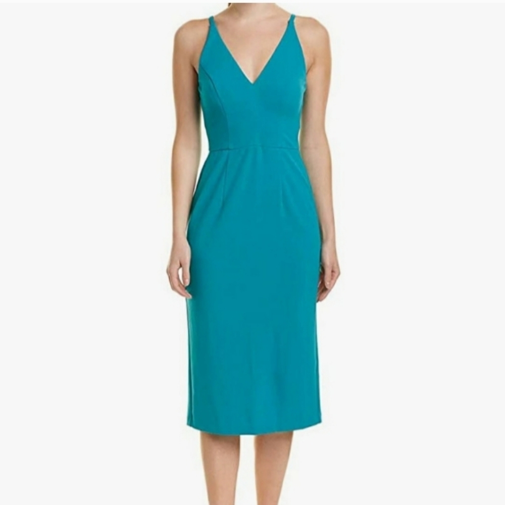 Donna Morgan Fresh Teal Midi Dress 🩵